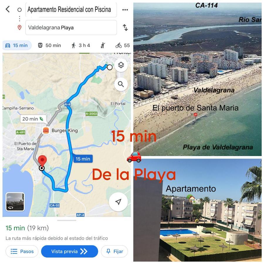 Apartamento Jerez Sur - Con Piscina Y Garaje Apartment เฮเรซ เด ลาฟรอนเตรา ภายนอก รูปภาพ