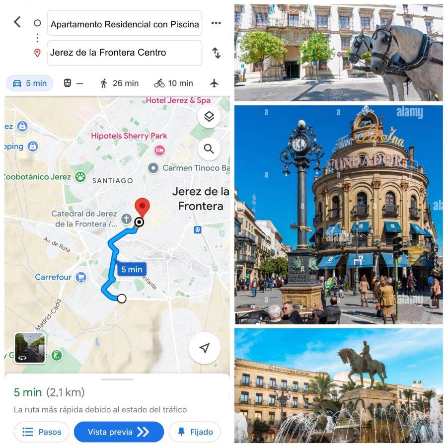 Apartamento Jerez Sur - Con Piscina Y Garaje Apartment เฮเรซ เด ลาฟรอนเตรา ภายนอก รูปภาพ